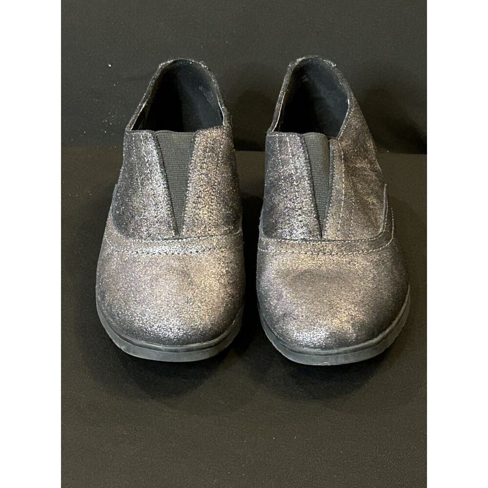 Easy Spirit Black Shimmer Mules size 5.5